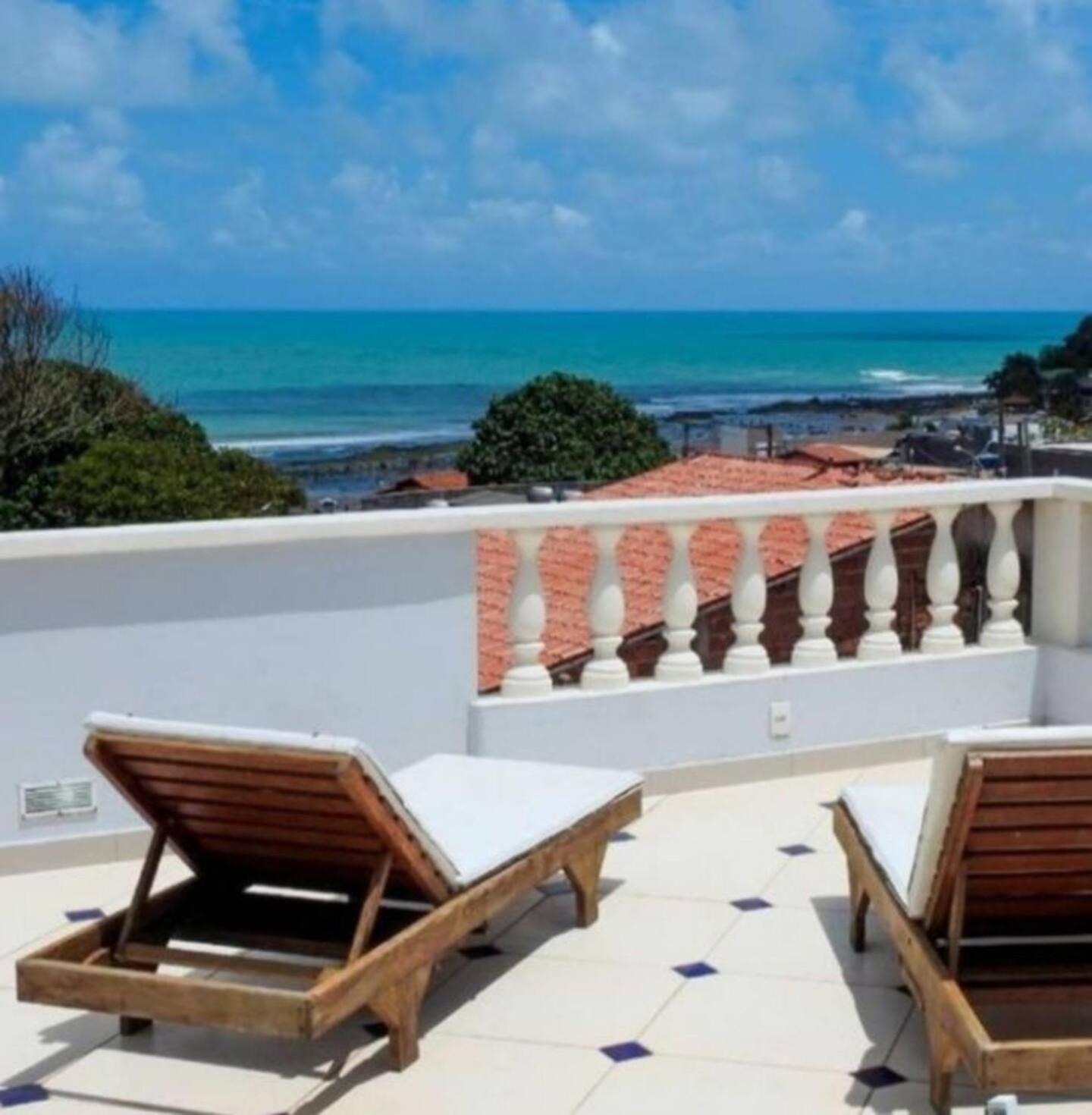 Castelo Do Ceu, Casa No Centro De Pipa Vista Mar Villa Praia de Pipa Bagian luar foto