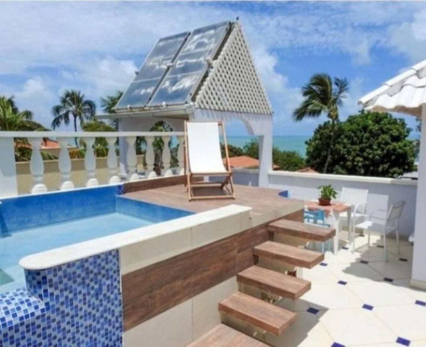 Castelo Do Ceu, Casa No Centro De Pipa Vista Mar Villa Praia de Pipa Bagian luar foto